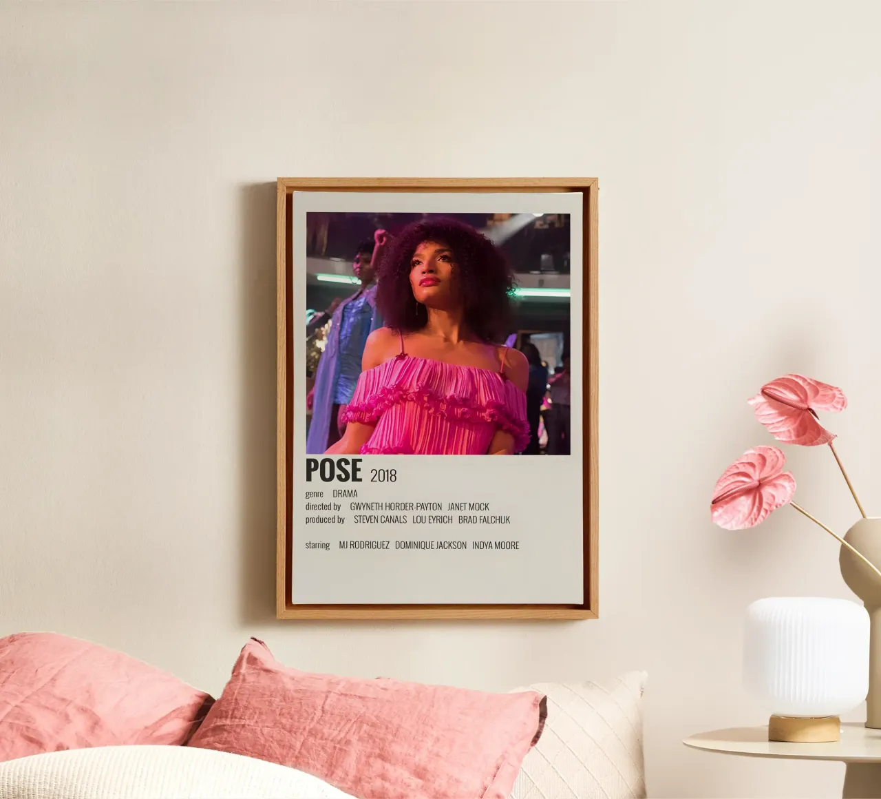 POSE 2018 canvas met Baklijst van MVFminimalist