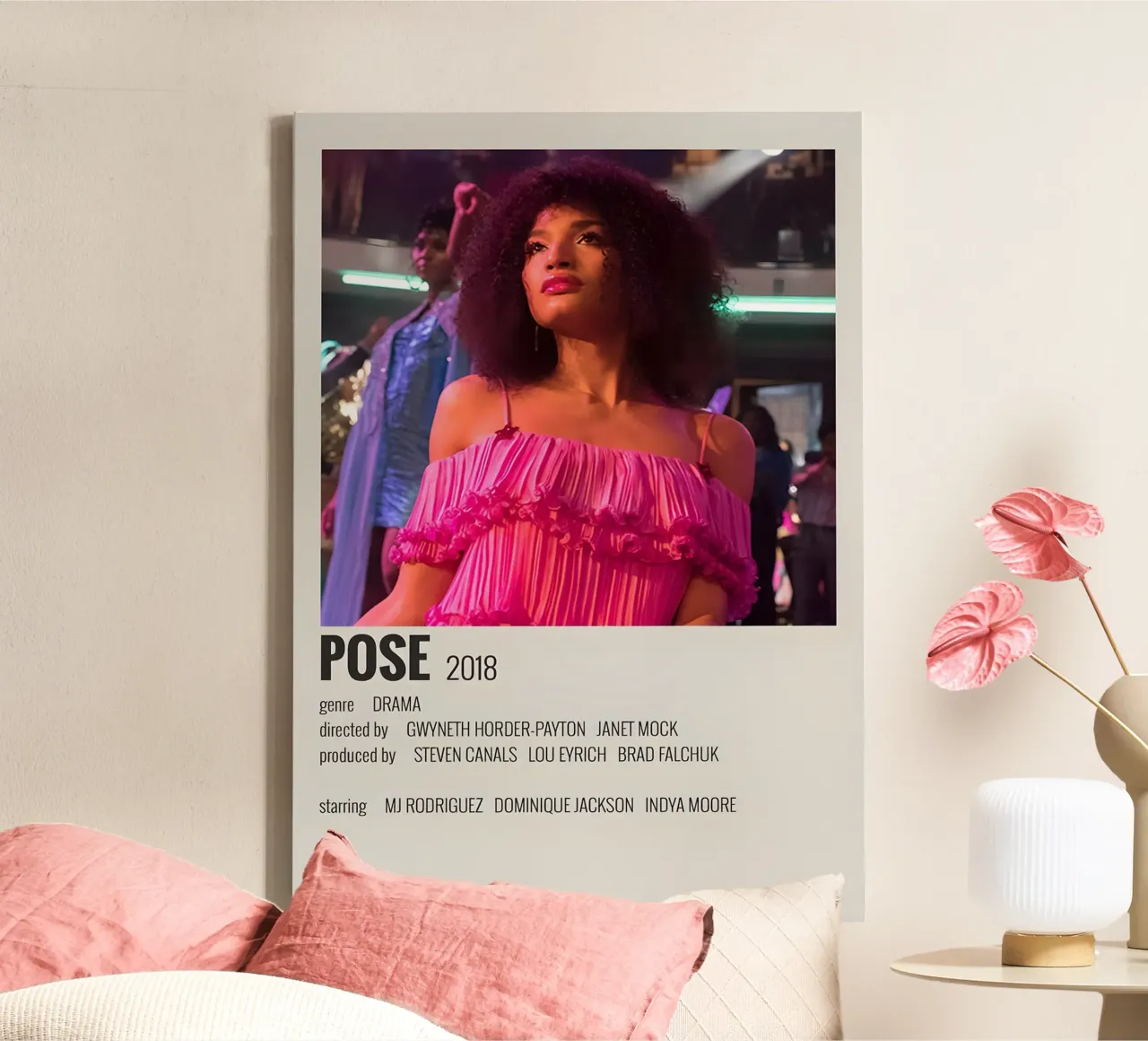 POSE 2018 canvas met Baklijst van MVFminimalist