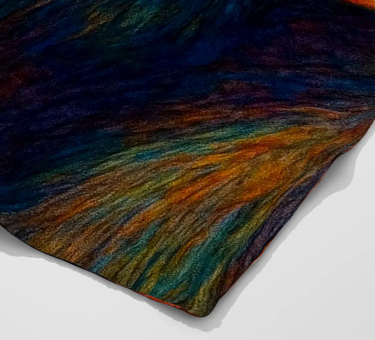 scimmia pittura colorata coperta in pile da toegoe