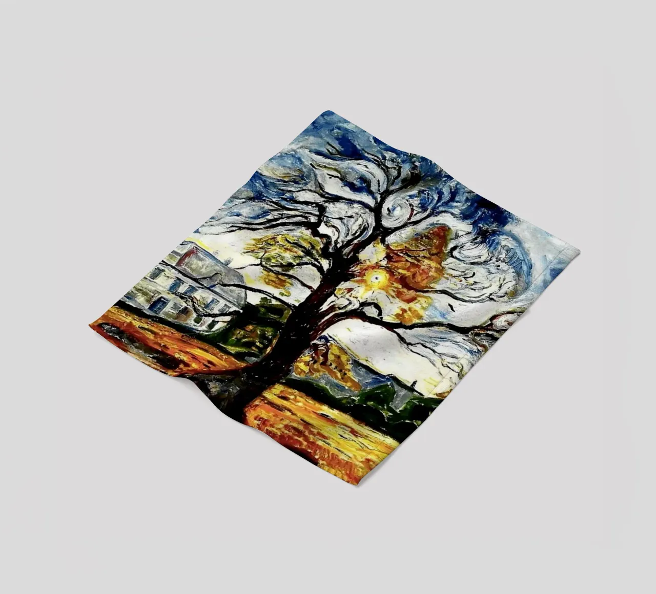 Edvard Munch - Grande albero astratto coperta in pile da Rachel Gallery