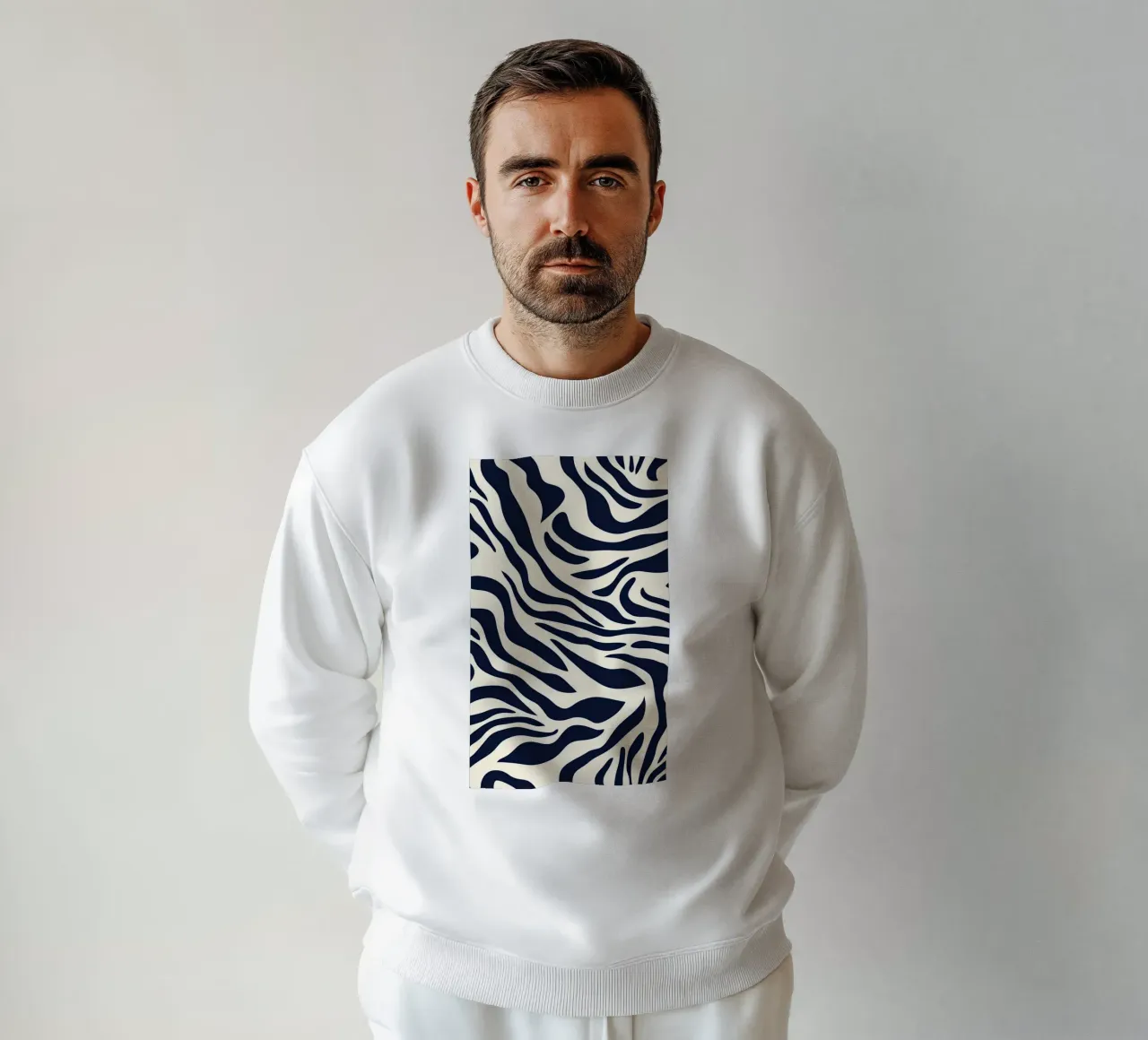 Zebra Print Pattern sweat de graphic design