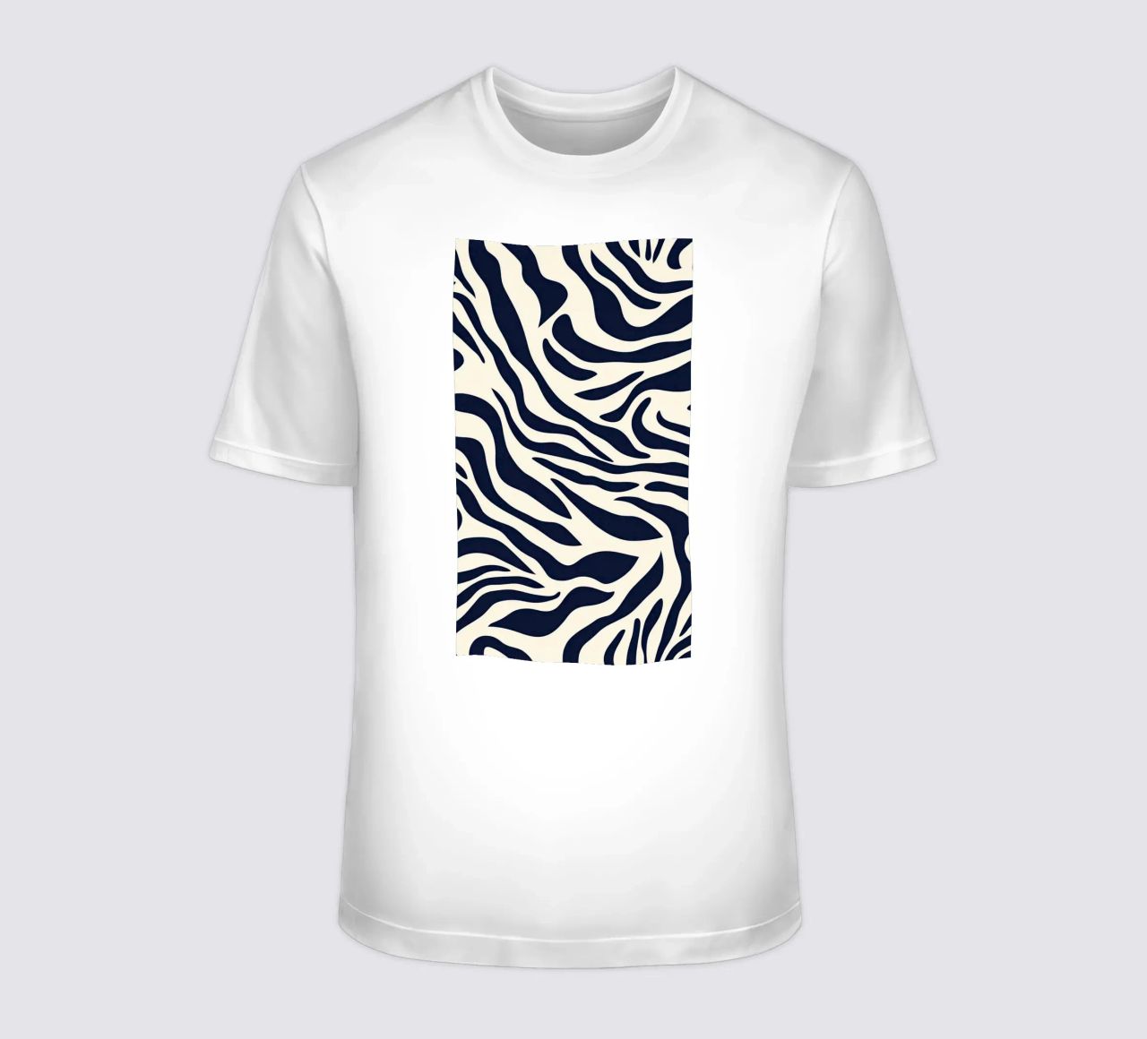 Zebra Print Pattern t-shirt da graphic design