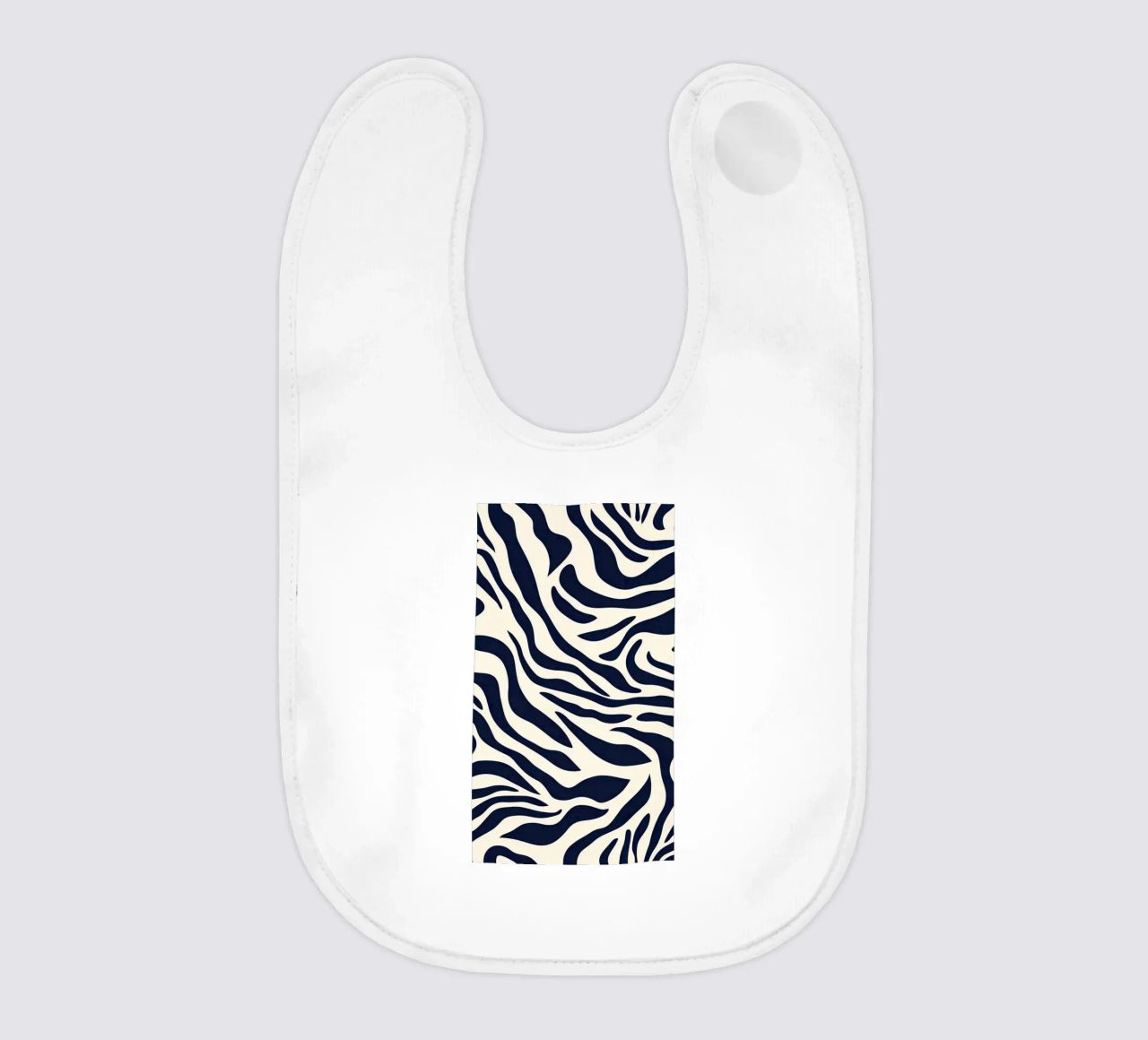 Zebra Print Pattern bavaglino da graphic design