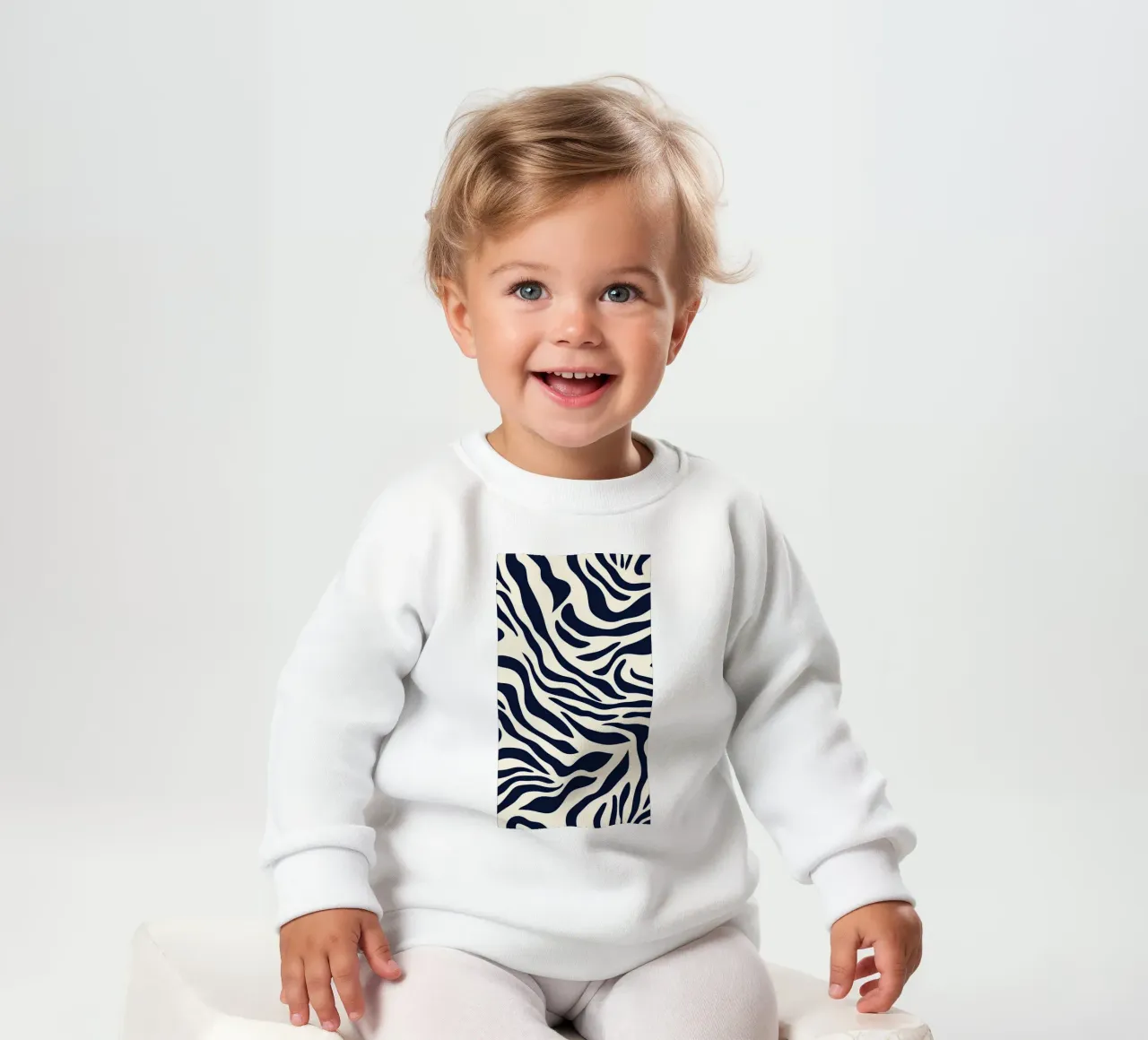 Zebra Print Pattern Baby Sweatshirt von graphic design