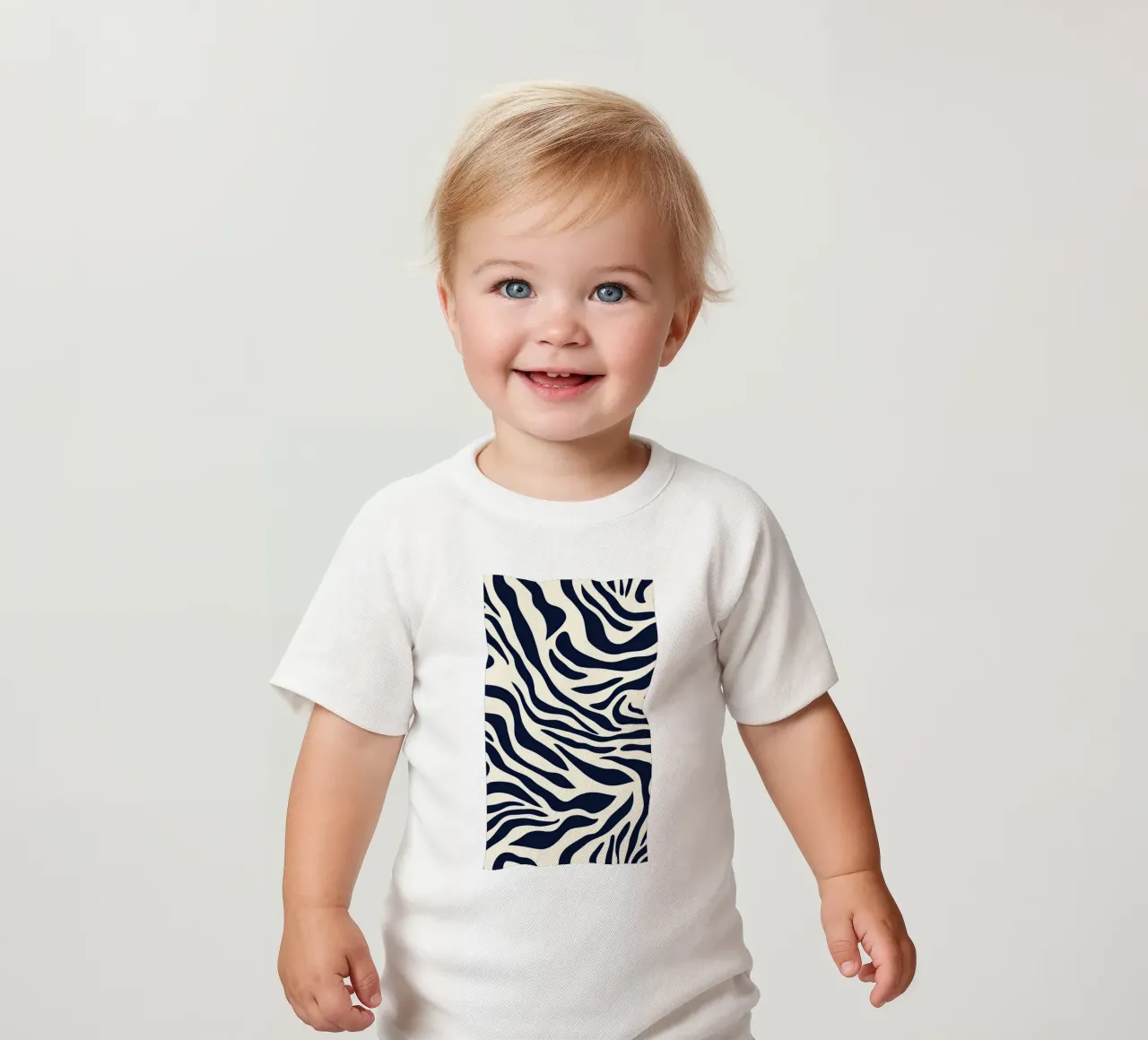 Zebra Print Pattern camiseta de bebé de graphic design