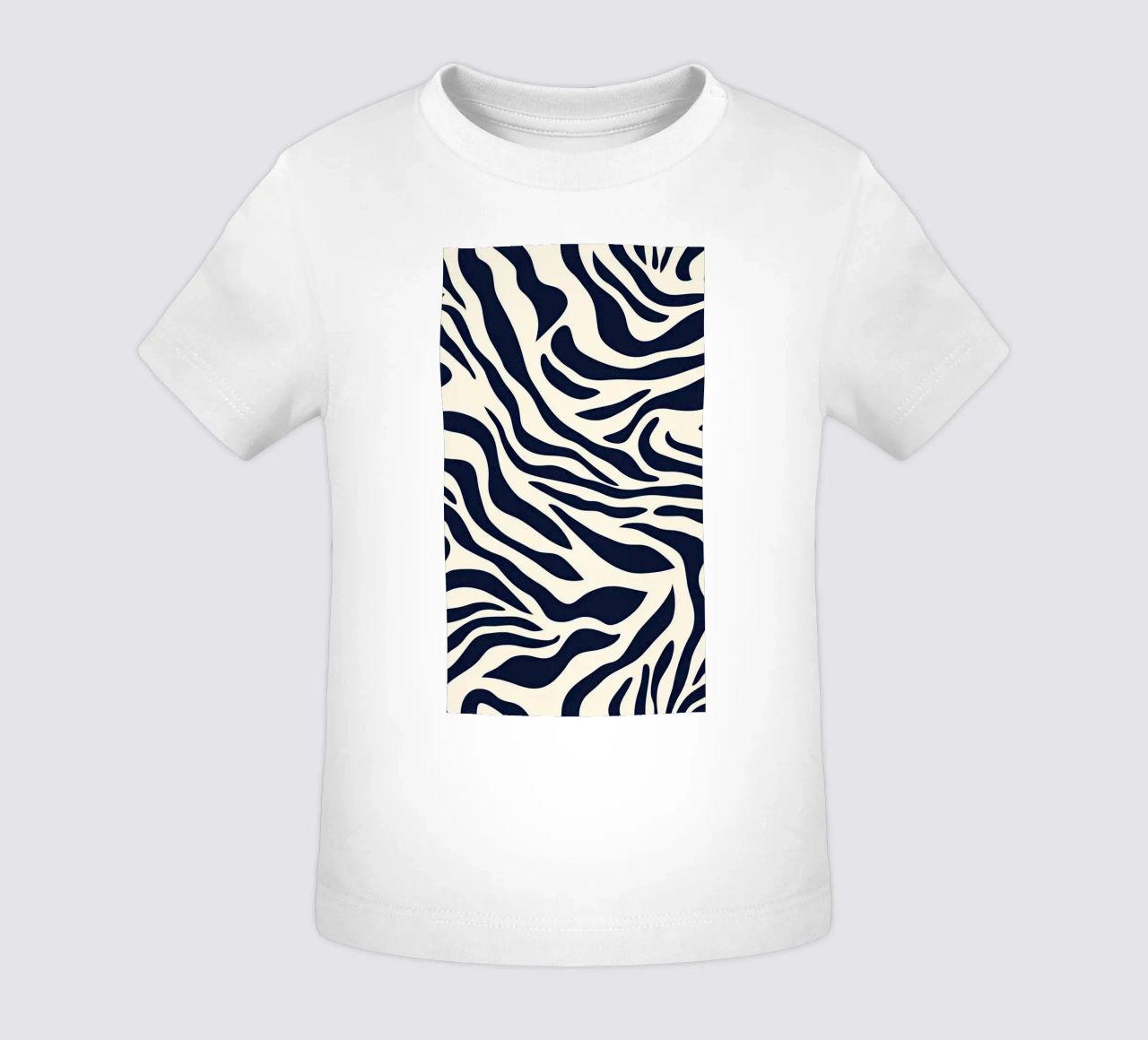 Zebra Print Pattern maglietta neonato da graphic design