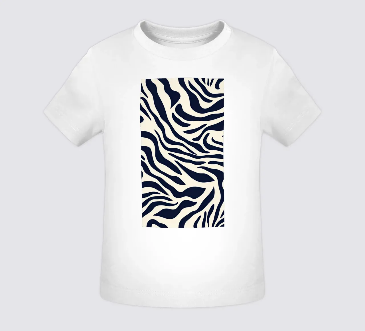 Zebra Print Pattern camiseta de bebé de graphic design