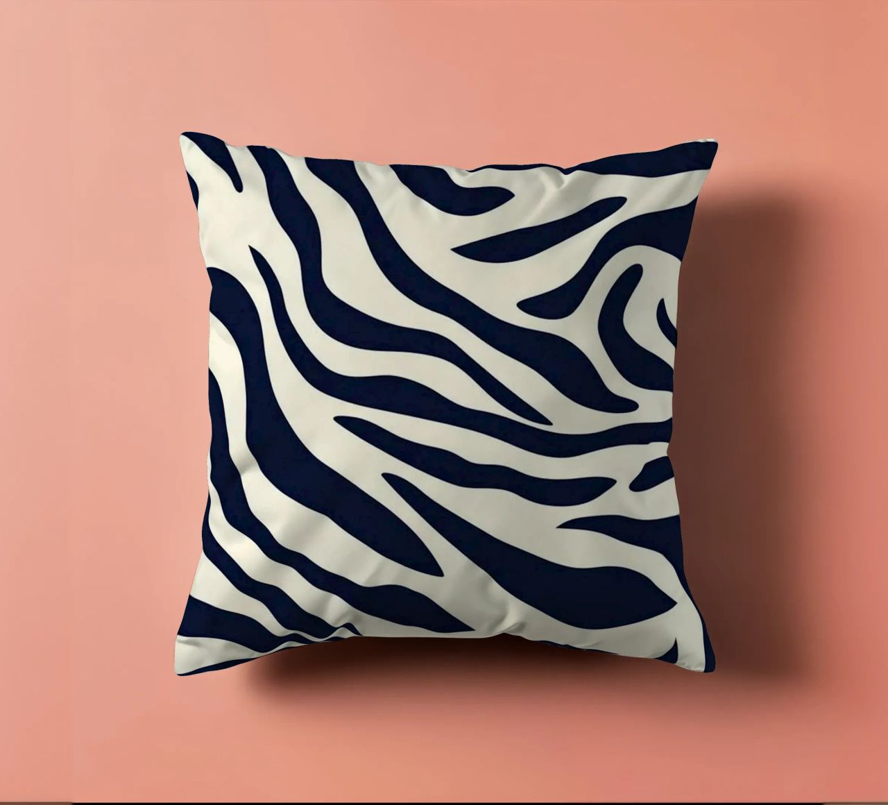 Zebra Print Pattern cuscino da graphic design