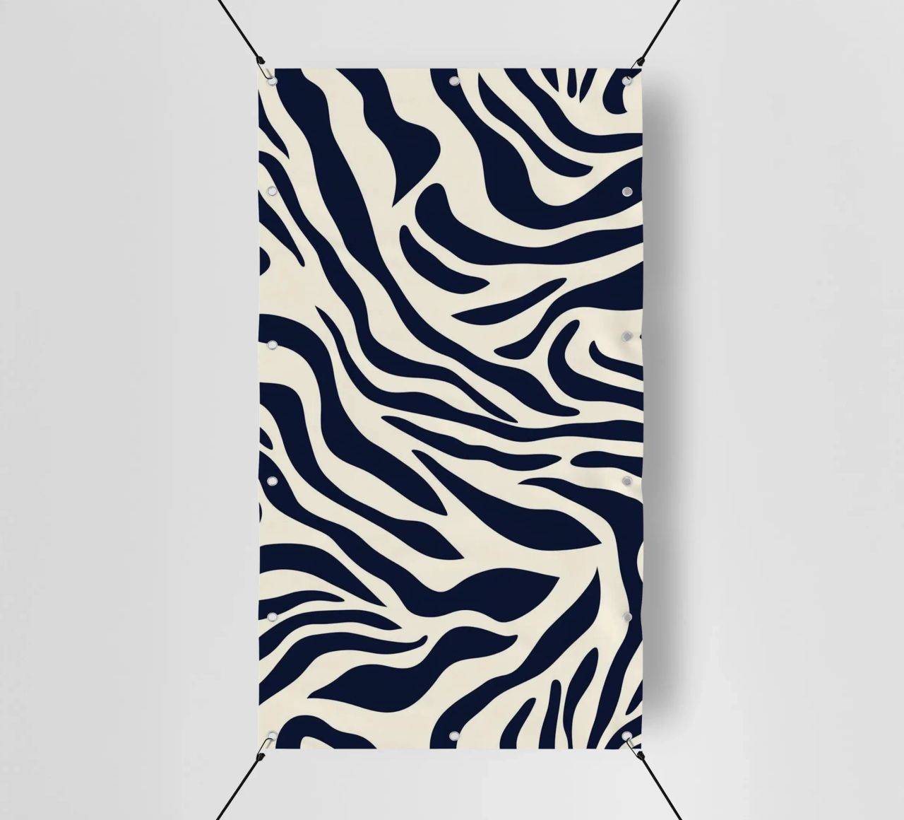 Zebra Print Pattern telo in pvc da graphic design