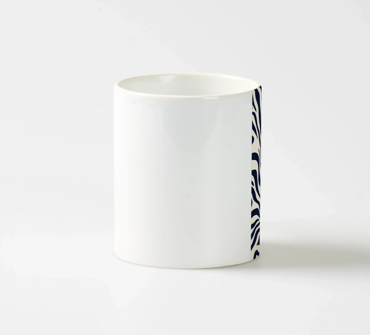 Zebra Print Pattern tazza in ceramica da graphic design
