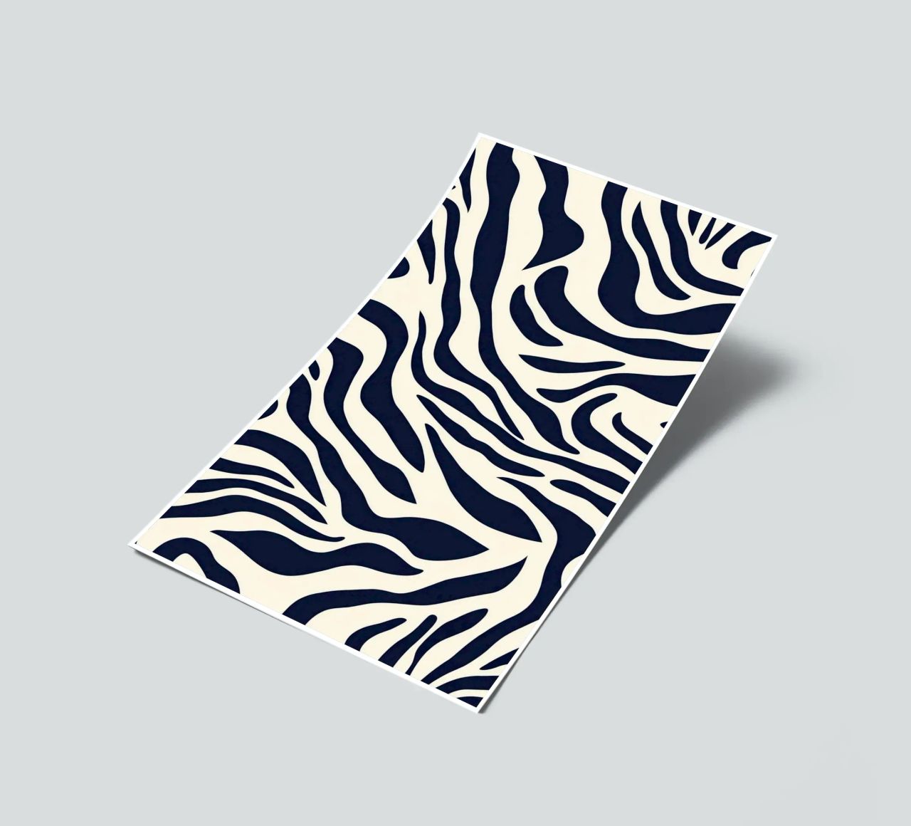 Zebra Print Pattern foglio adesivo da graphic design