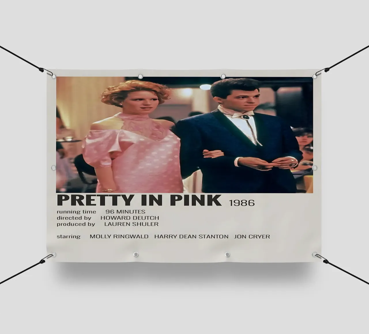 PRETTY IN PINK 1986 telo in pvc da MVFminimalist
