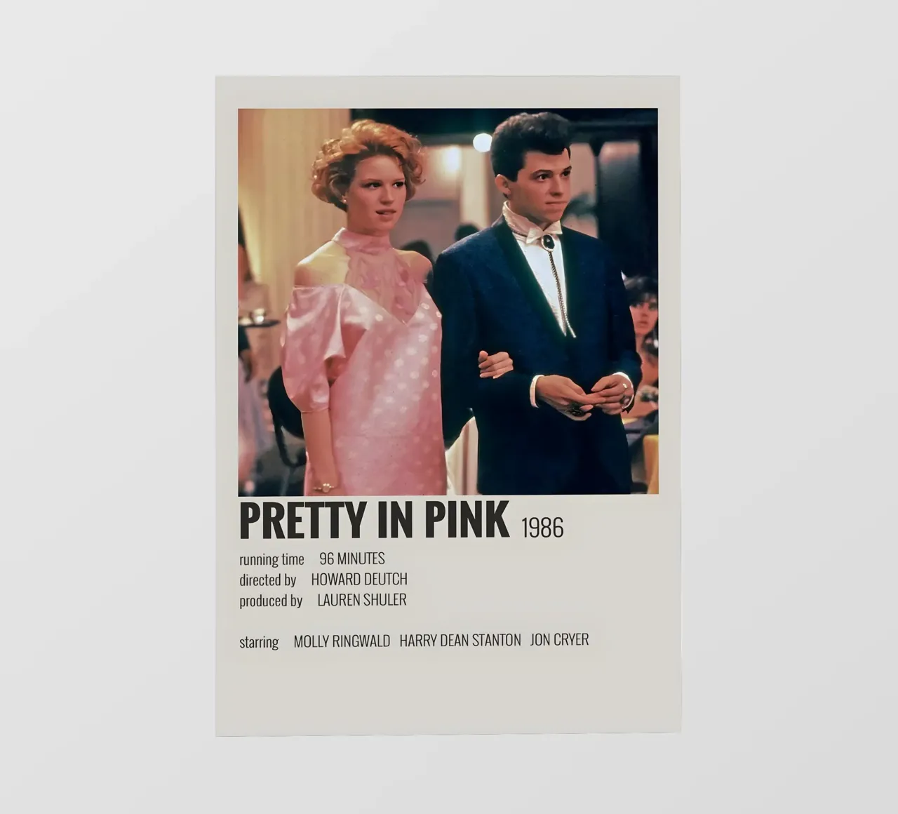 PRETTY IN PINK 1986 telo in pvc da MVFminimalist