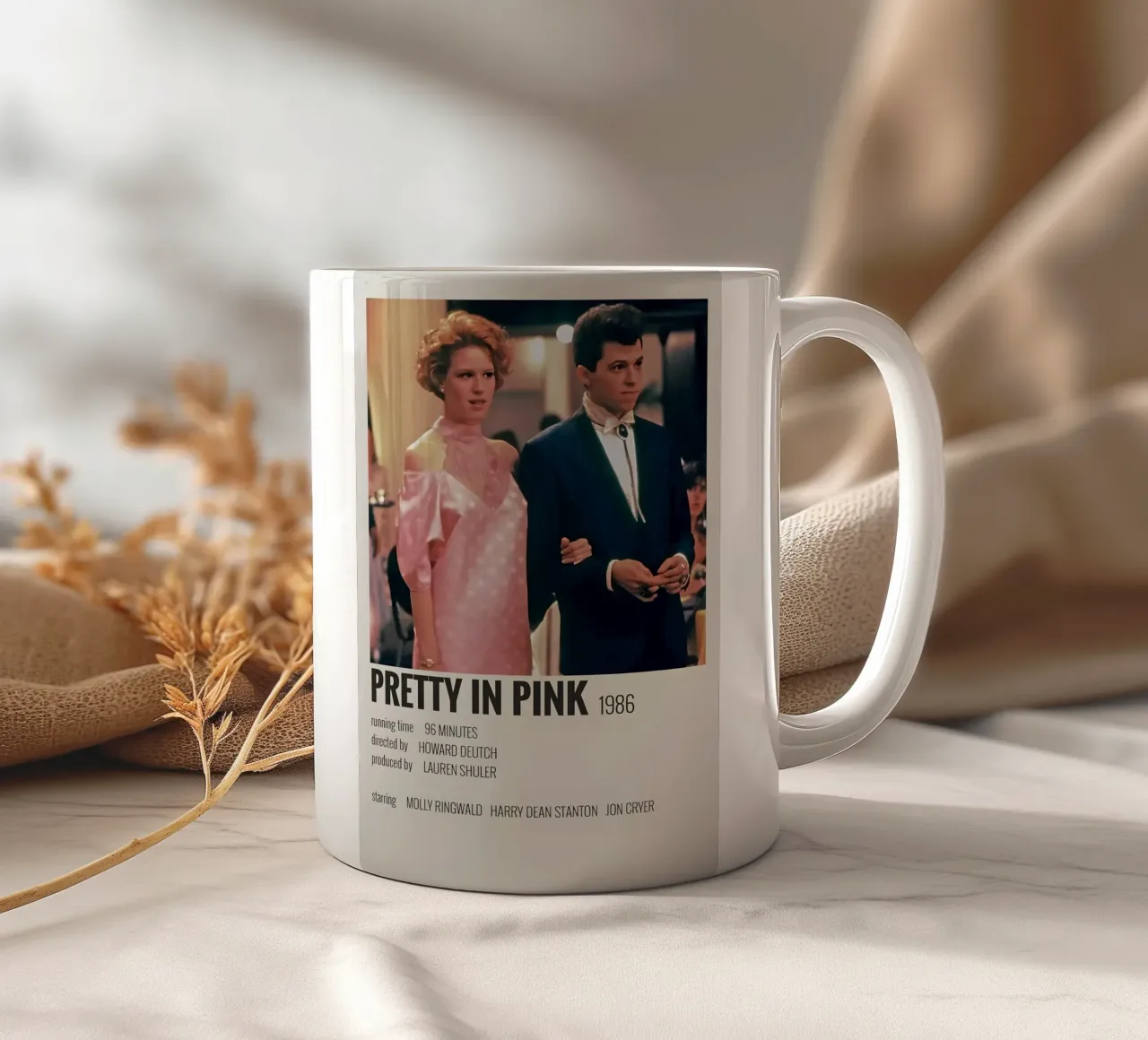 PRETTY IN PINK 1986 tazza in ceramica da MVFminimalist
