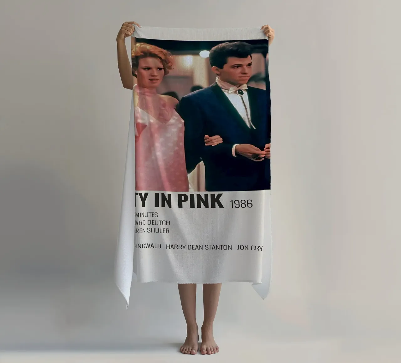 PRETTY IN PINK 1986 telo mare da MVFminimalist