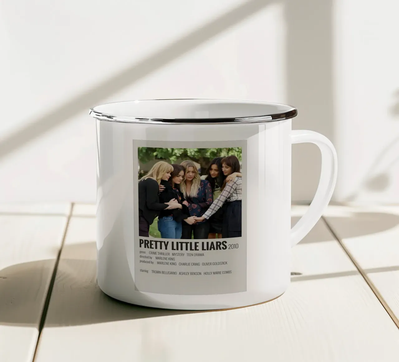 PRETTY LITTLE LIARS 2010 tazza in smalto da MVFminimalist