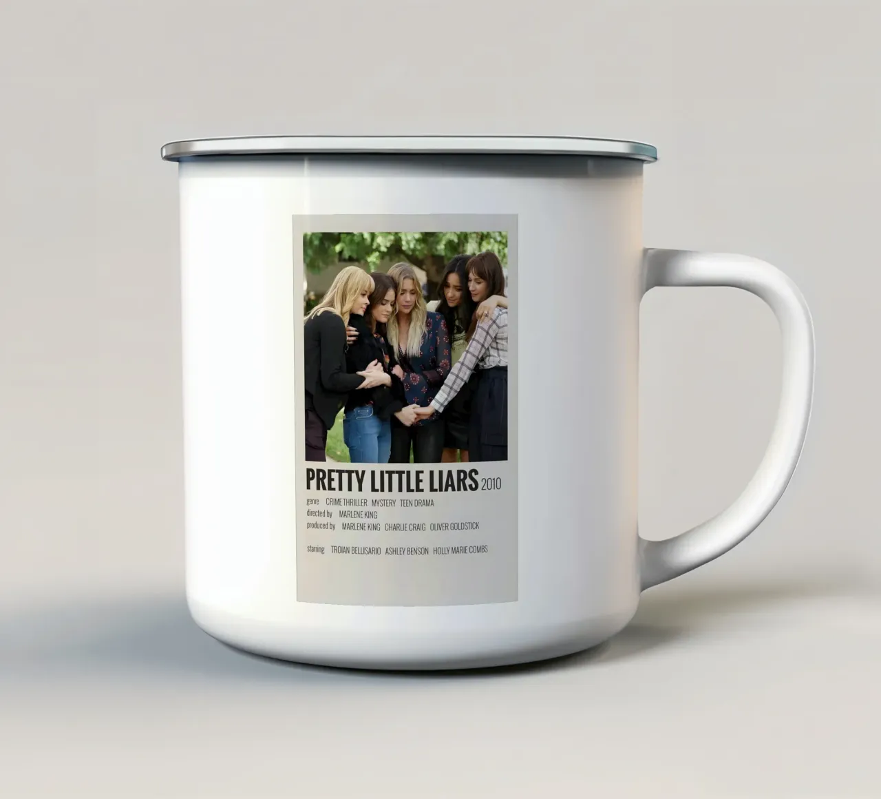 PRETTY LITTLE LIARS 2010 tazza in smalto da MVFminimalist