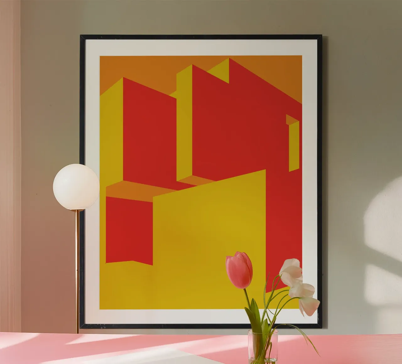Bauen im Bauhausgeist Poster von Family Bauhaus Art