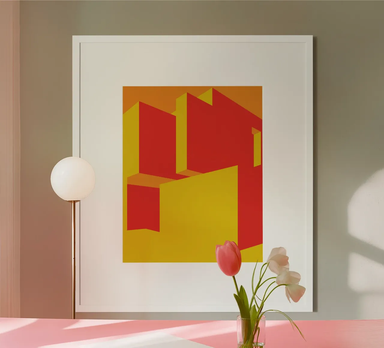 Bauen im Bauhausgeist Poster von Family Bauhaus Art