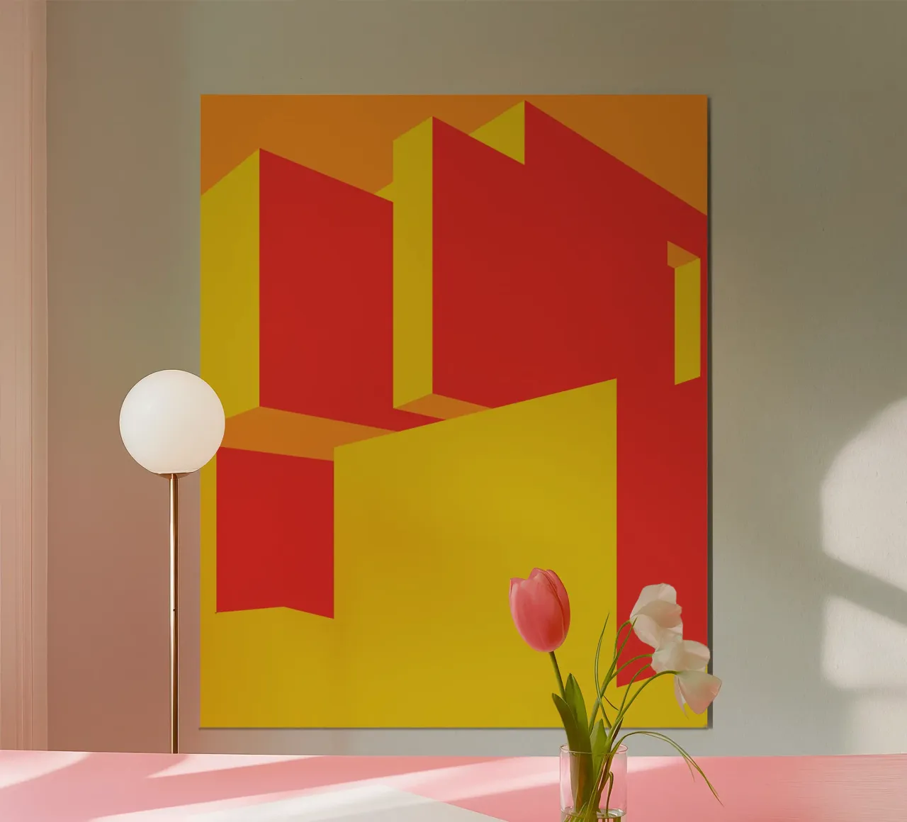 Bauen im Bauhausgeist Poster von Family Bauhaus Art