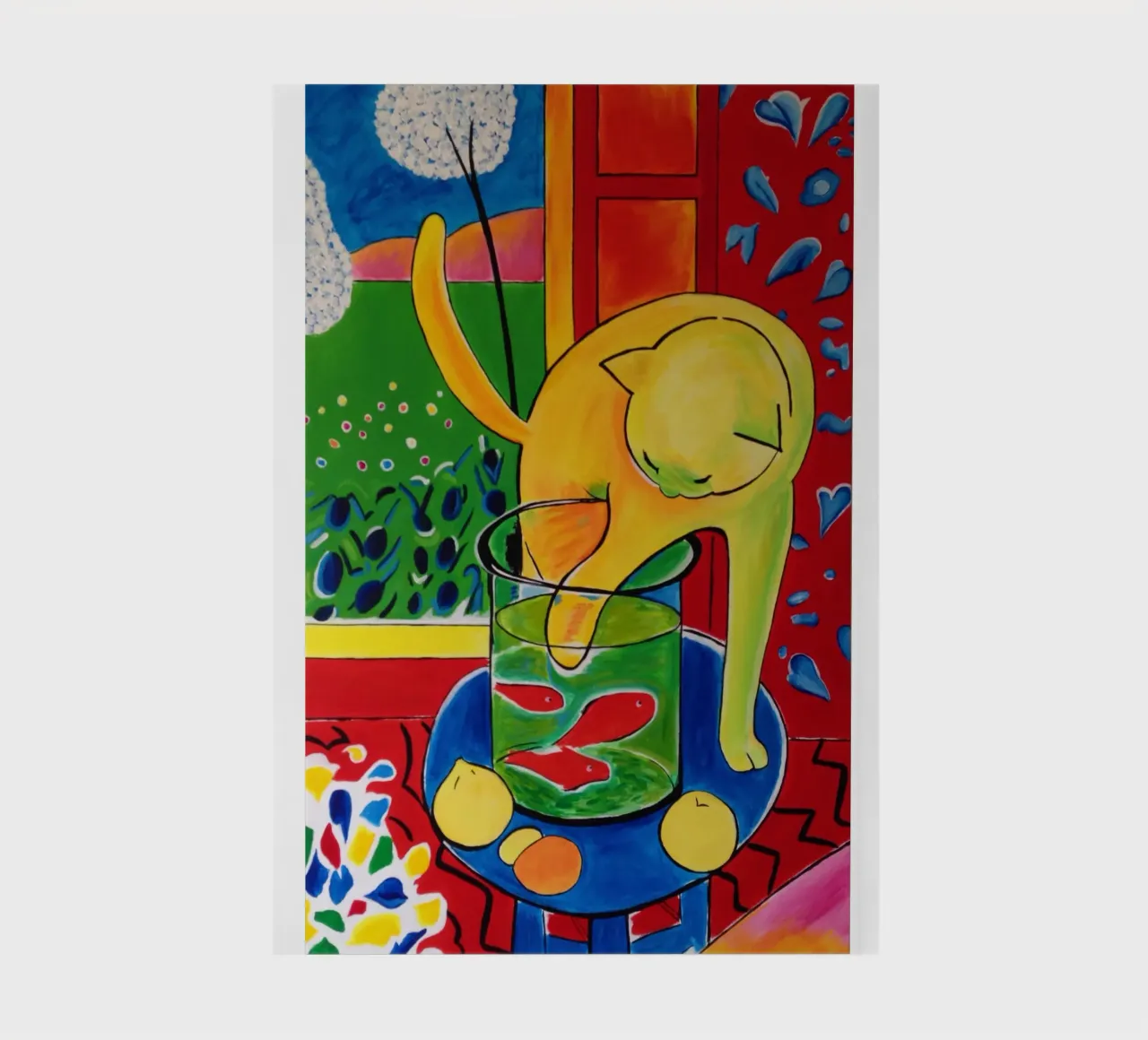 Henri Matisse Cat And Fish notebook by Art In The Sky