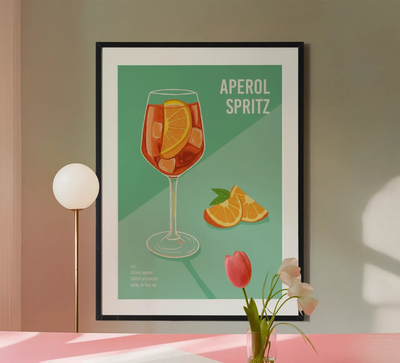 Aperol Spritz Ice Orange poster poster da noahmiss