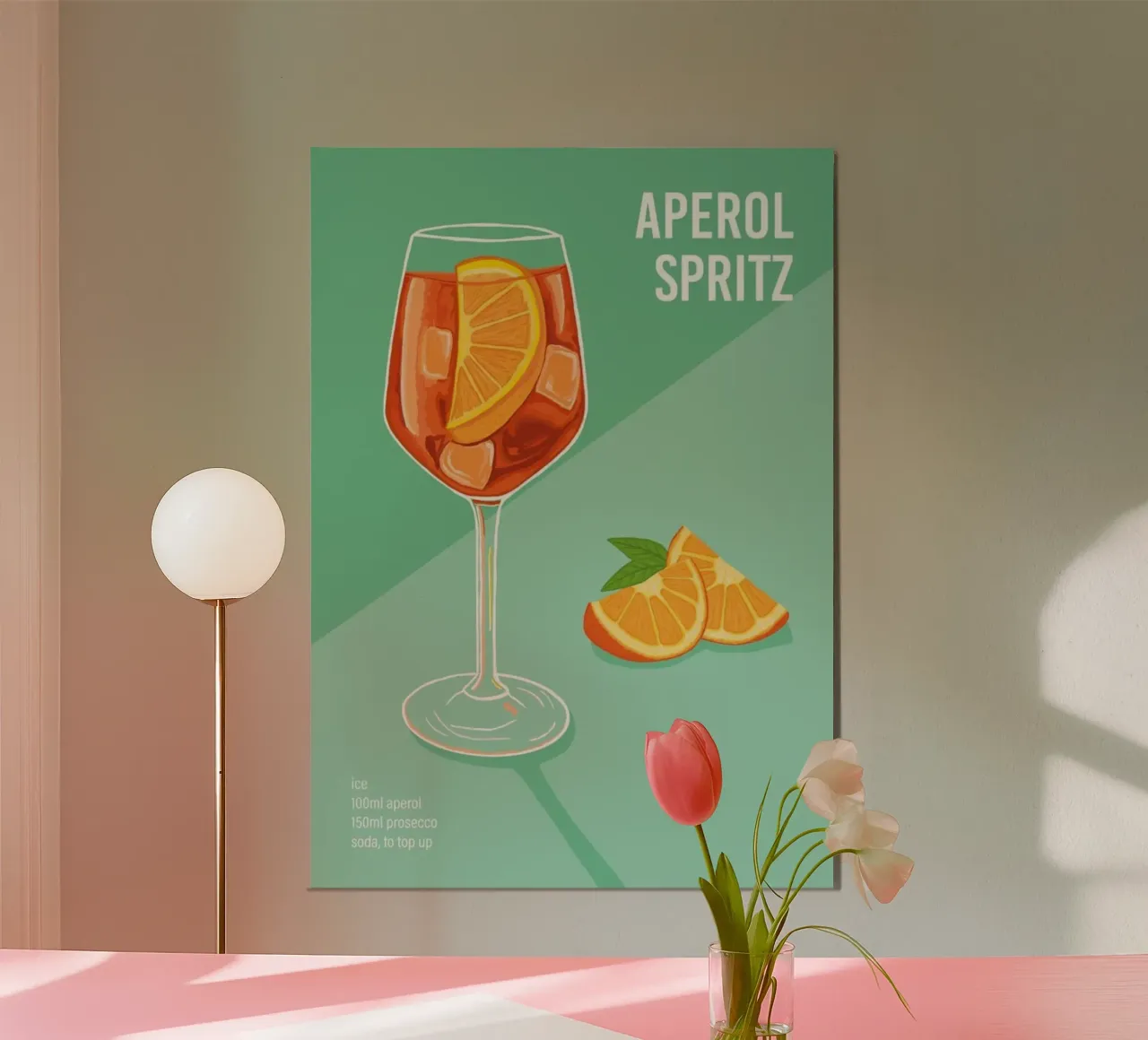 Aperol Spritz Ice Orange poster poster da noahmiss