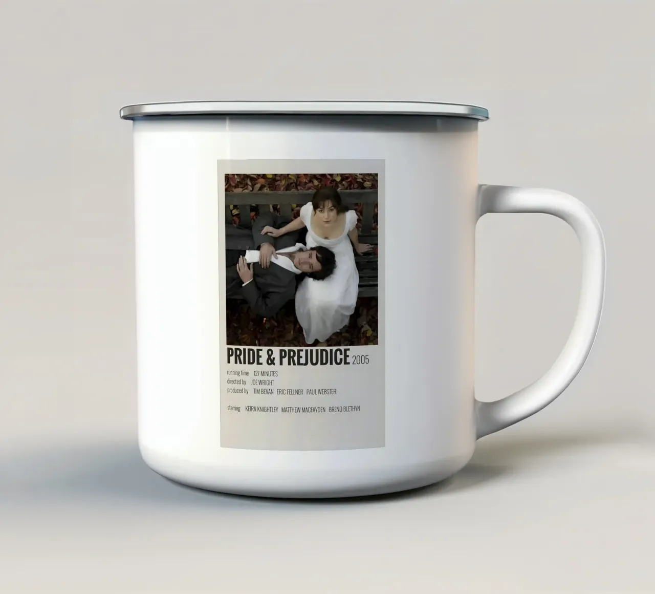 PRIDE & PREJUDICE 2005 tazza in smalto da MVFminimalist