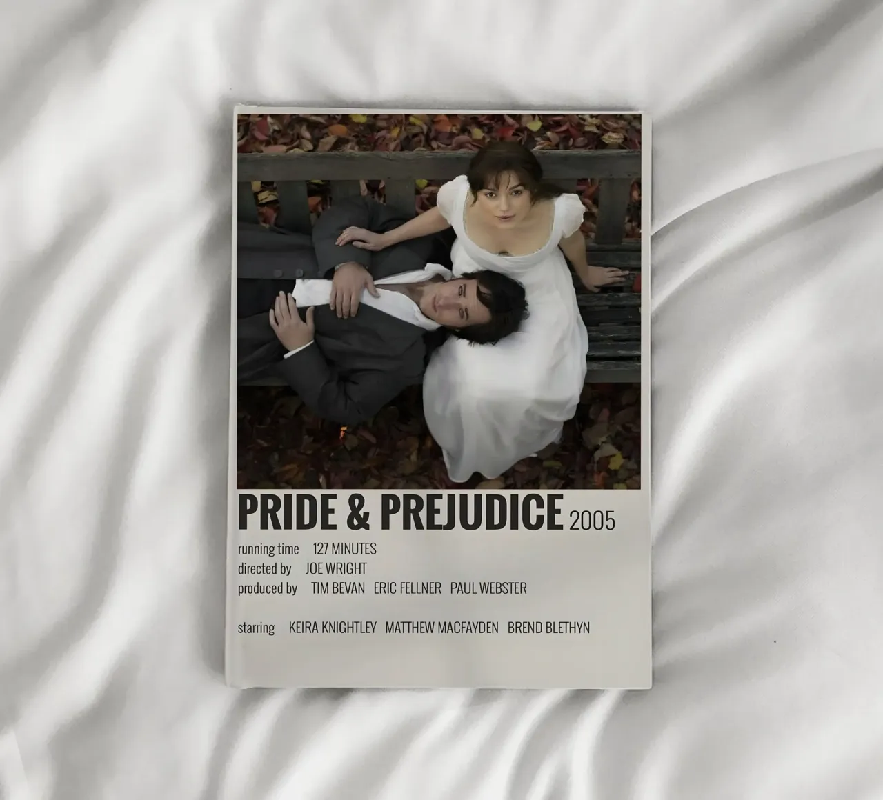 PRIDE & PREJUDICE 2005 notebook by MVFminimalist