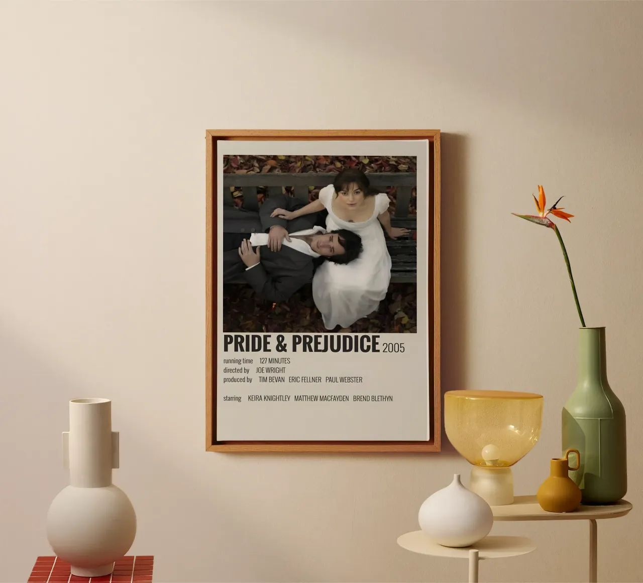 PRIDE & PREJUDICE 2005 Leinwand von MVFminimalist