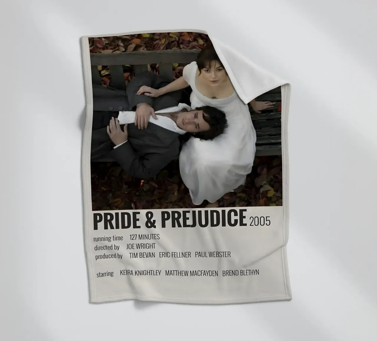 PRIDE & PREJUDICE 2005 coperta in pile da MVFminimalist