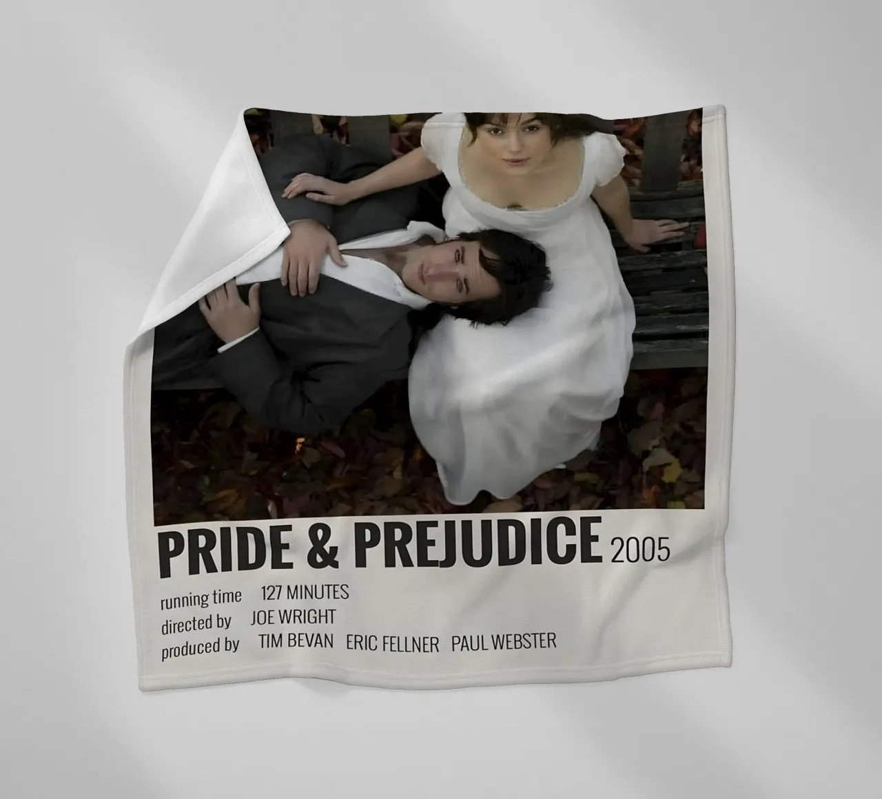 PRIDE & PREJUDICE 2005 coperta in pile da MVFminimalist