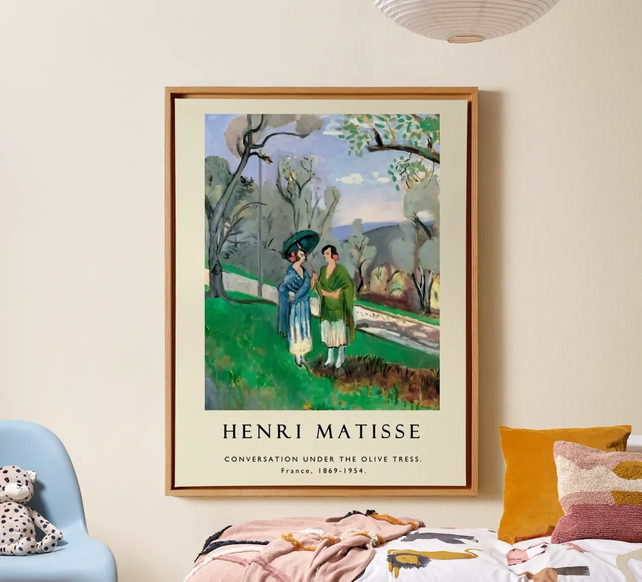 Hennri Matisse Francia 1869 - 1954 tela con Cornice a cassetta da Art In The Sky