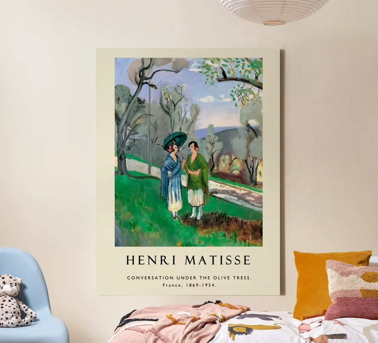 Hennri Matisse Francia 1869 - 1954 tela con Cornice a cassetta da Art In The Sky