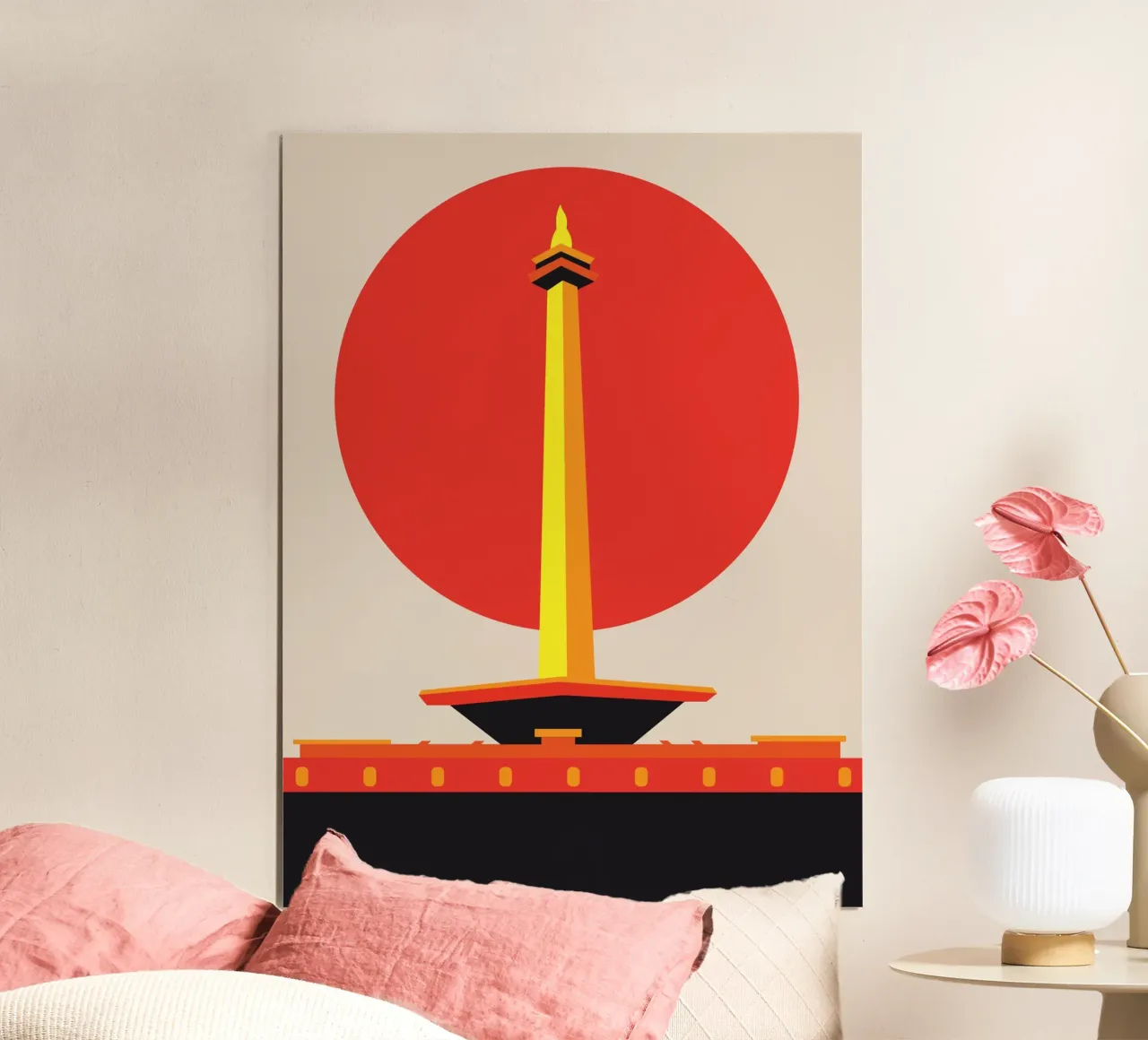 Monumento nazionale poster con telaio in plastica da Family Bauhaus Art
