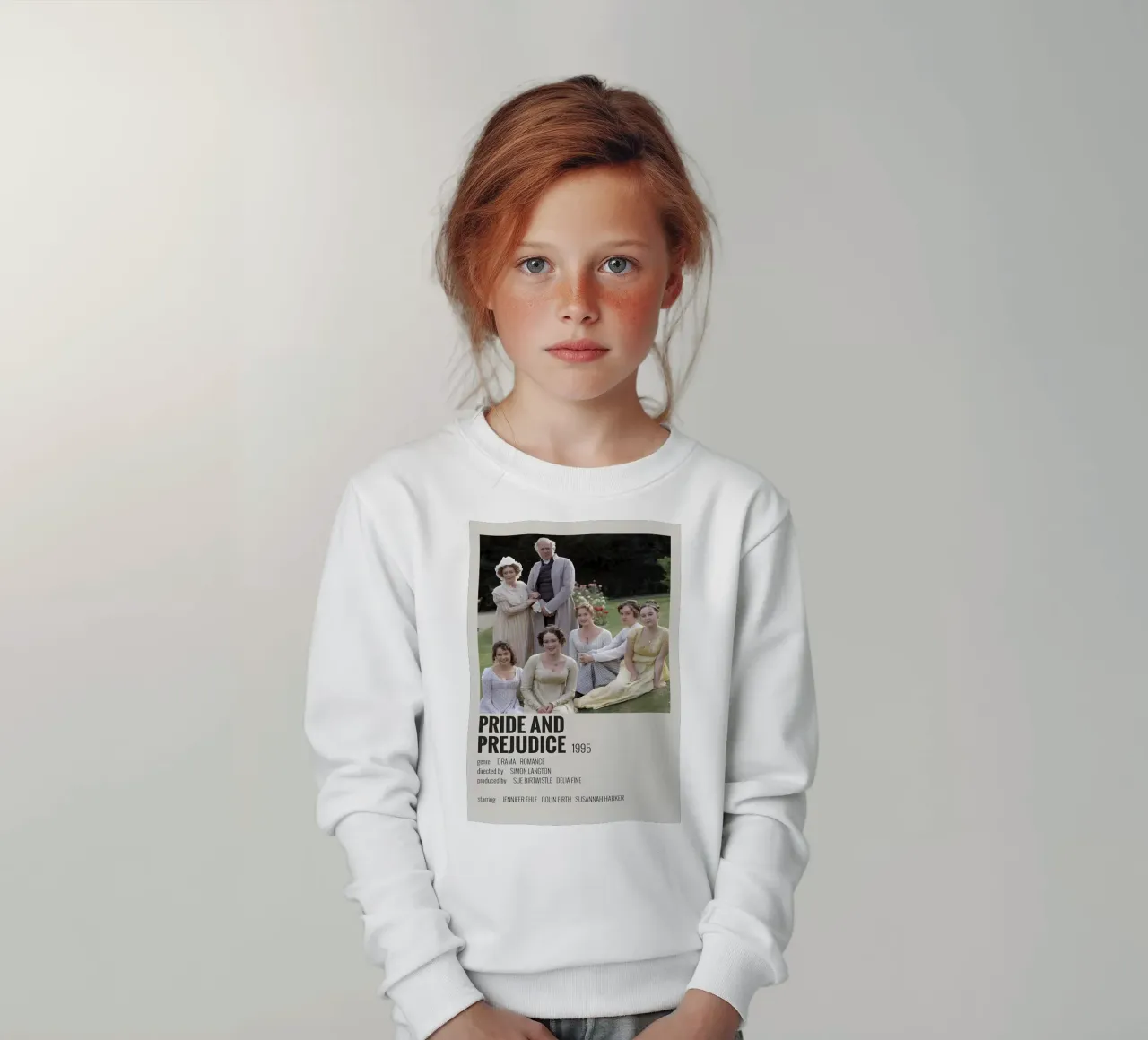 PRIDE AND PREJUDICE 1995 felpa bambino da MVFminimalist
