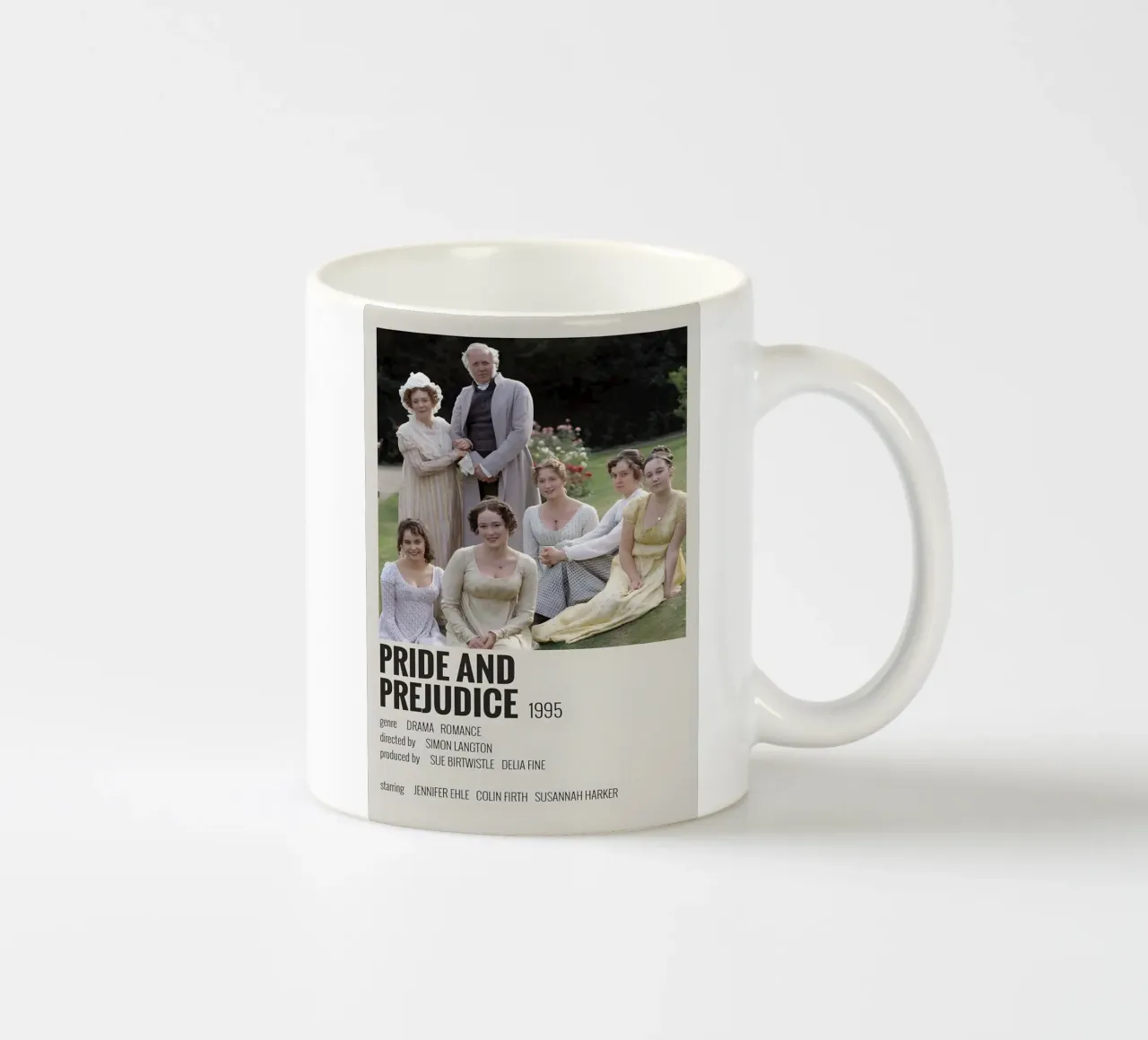 PRIDE AND PREJUDICE 1995 tazza in ceramica da MVFminimalist