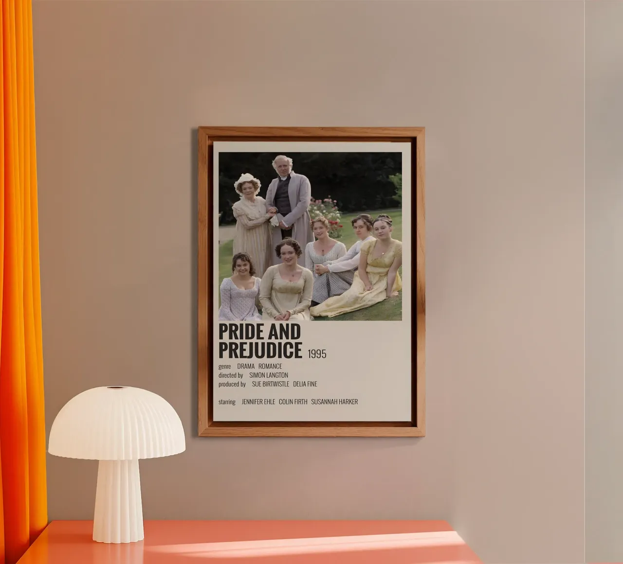 PRIDE AND PREJUDICE 1995 alluminio dibond da MVFminimalist