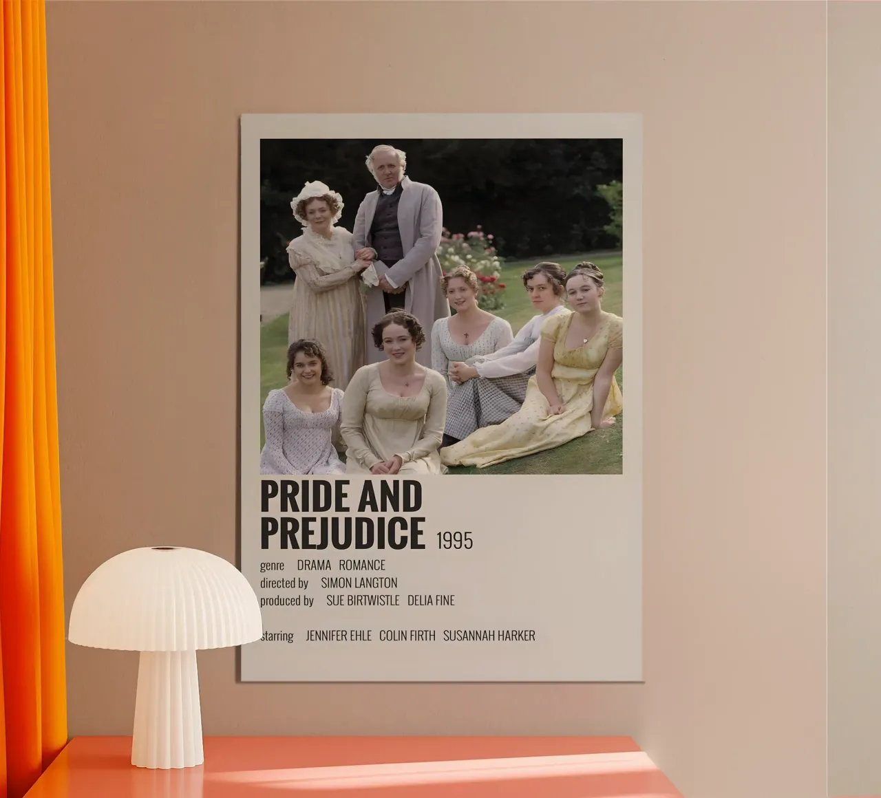 PRIDE AND PREJUDICE 1995 poster da MVFminimalist