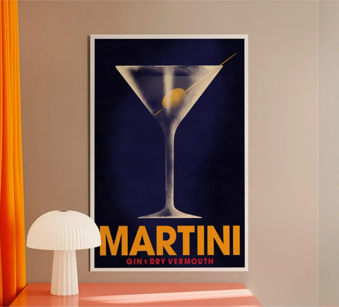 Poster Martini GIin e Dry Vermouth alluminio dibond da noahmiss
