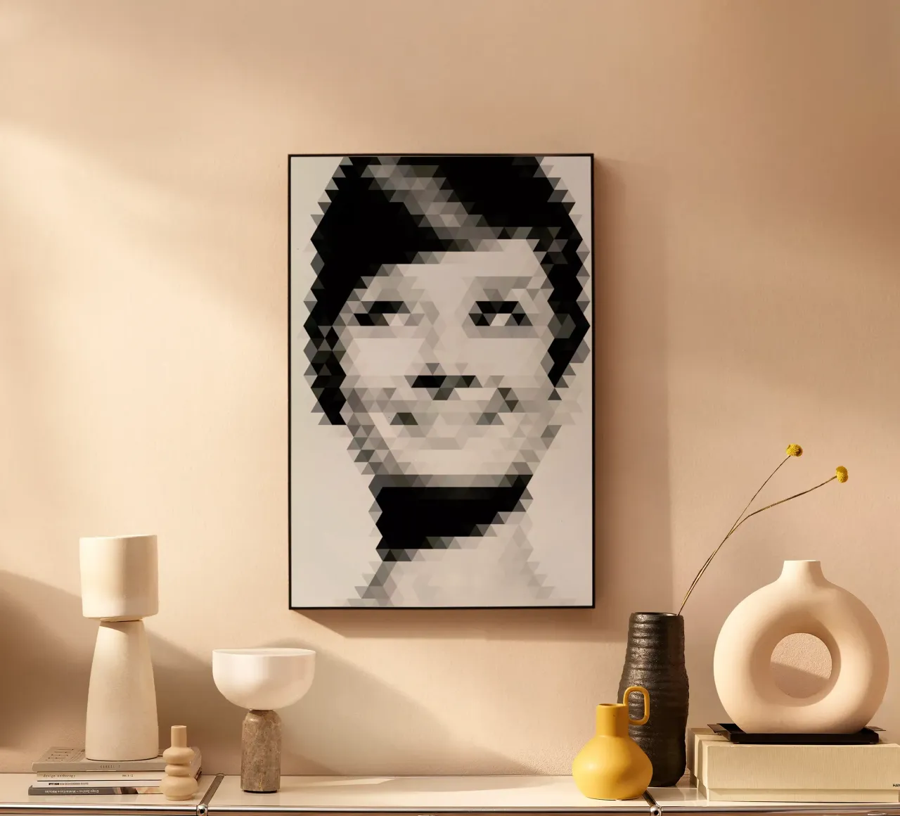 Geomaudry acryl van Matěj Kašpar Jirásek