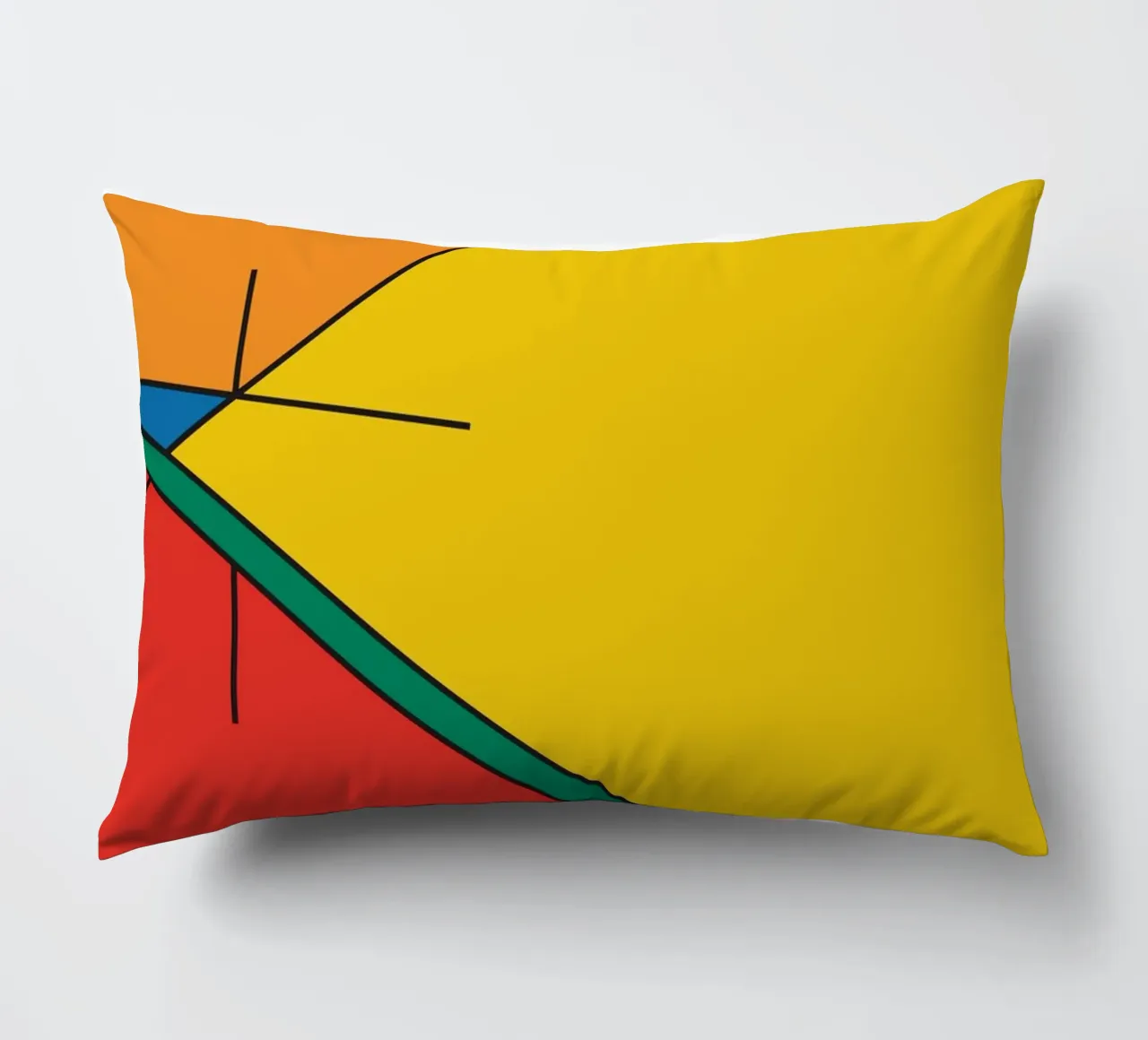 Idea di prospettiva lineare cuscino da Family Bauhaus Art