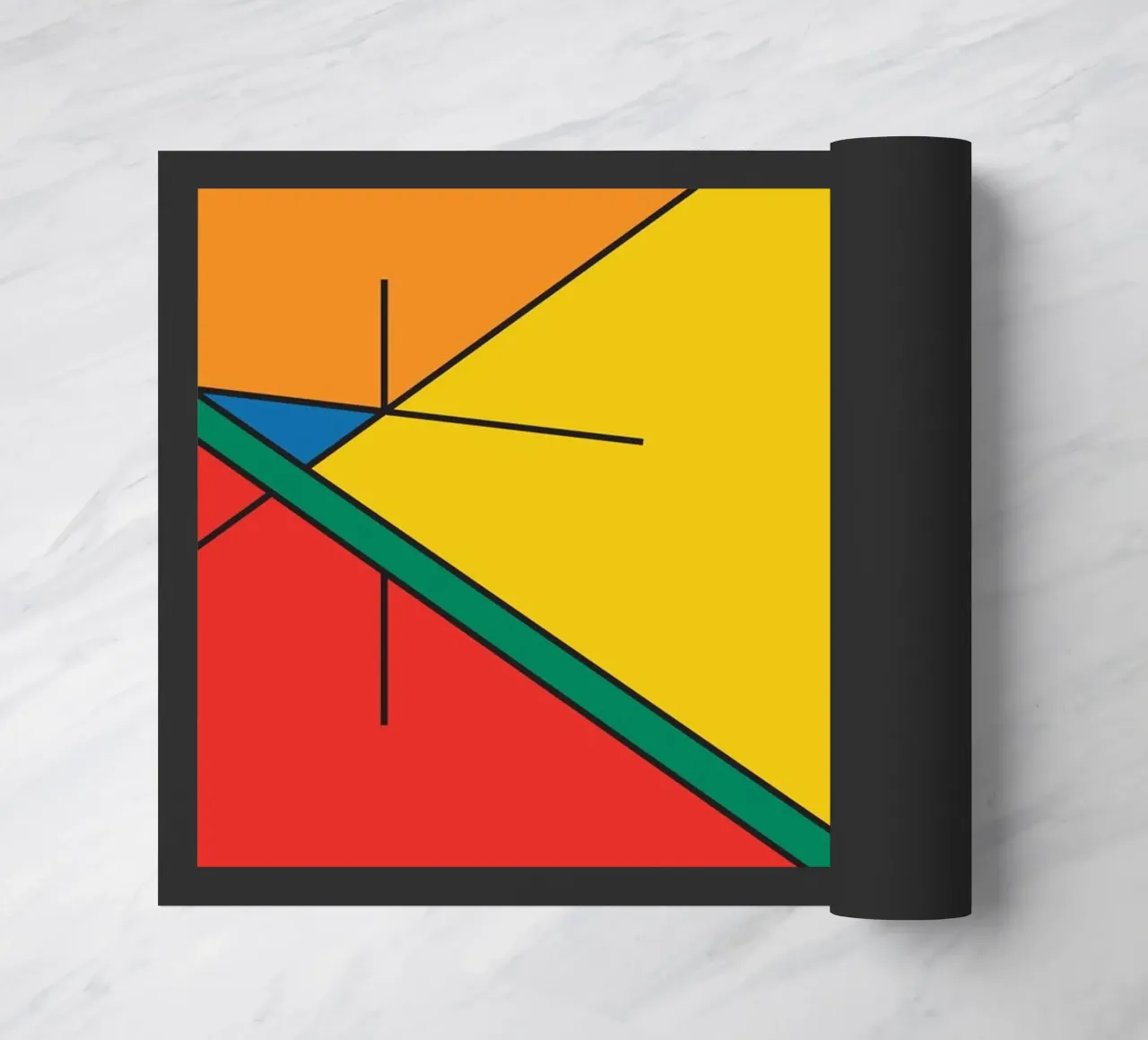 Idea di prospettiva lineare zerbino da Family Bauhaus Art