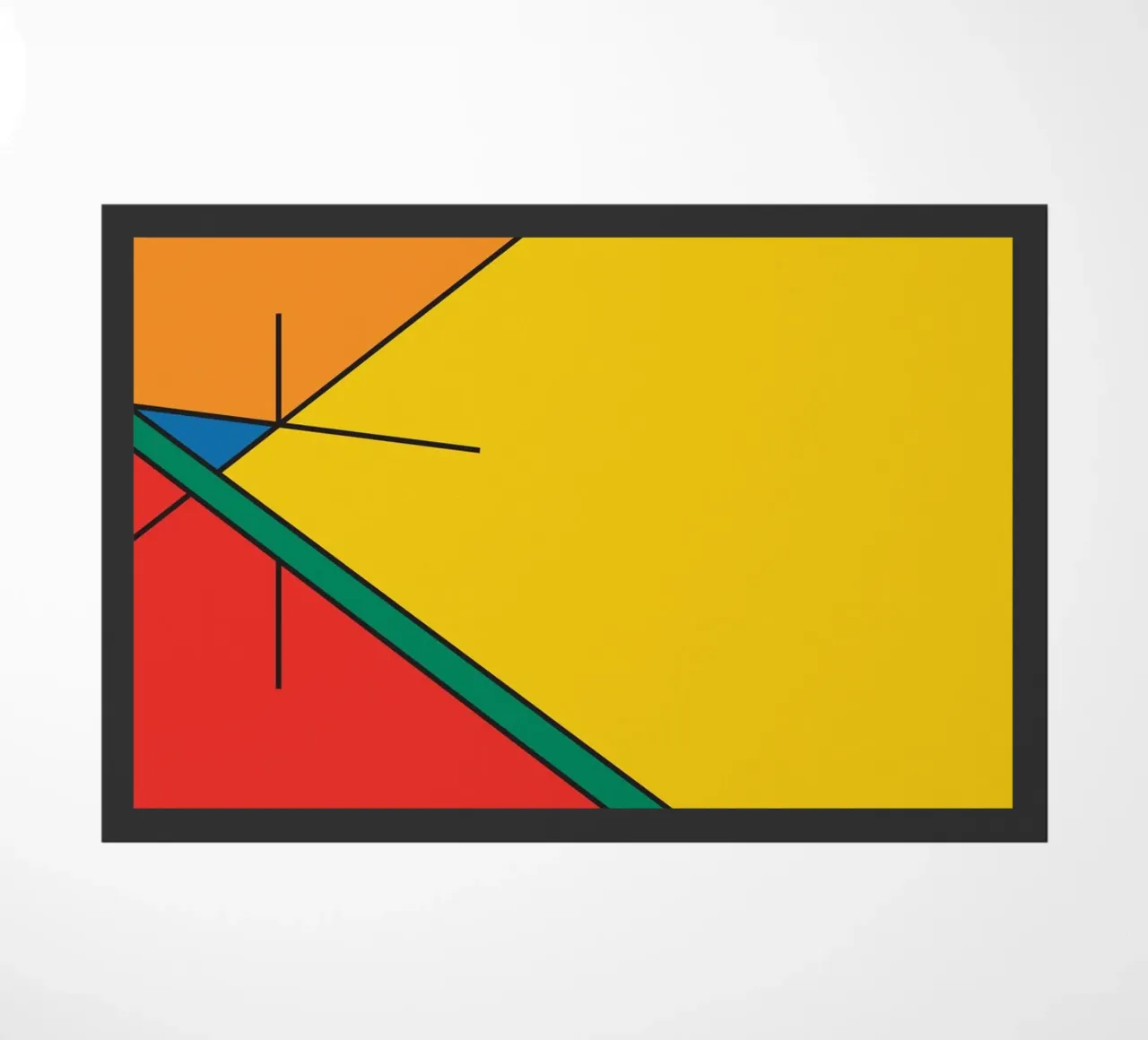 Idea di prospettiva lineare zerbino da Family Bauhaus Art