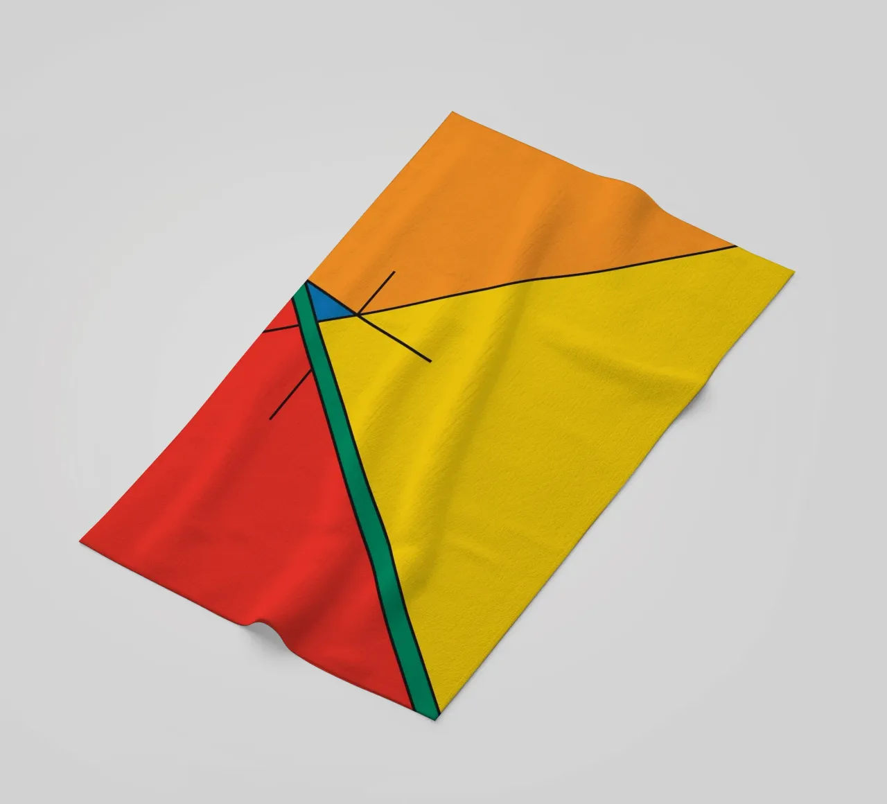 Idea di prospettiva lineare telo mare da Family Bauhaus Art