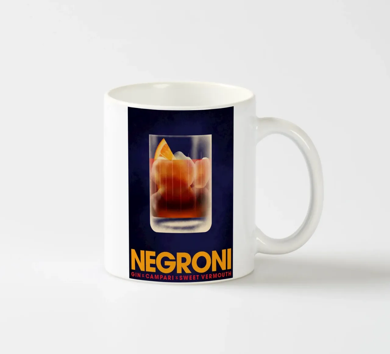 Negroni Gin, Campari e Vermouth dolce tazza in ceramica da noahmiss