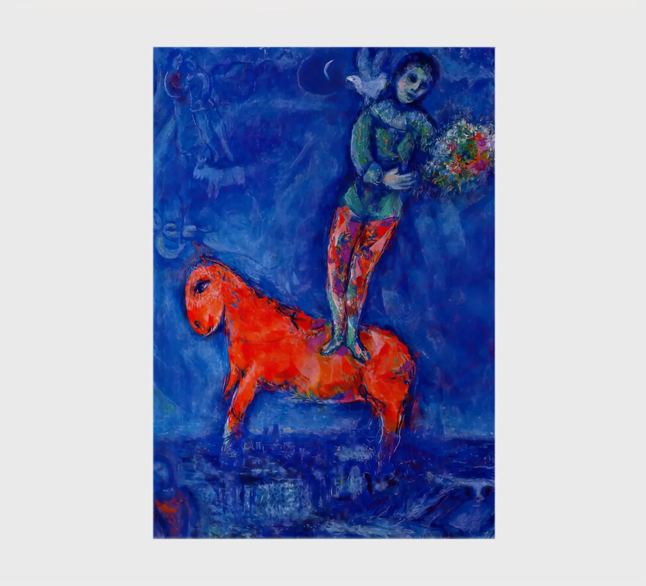 March Chagall Child with a Dove notebook by MC Exhebition