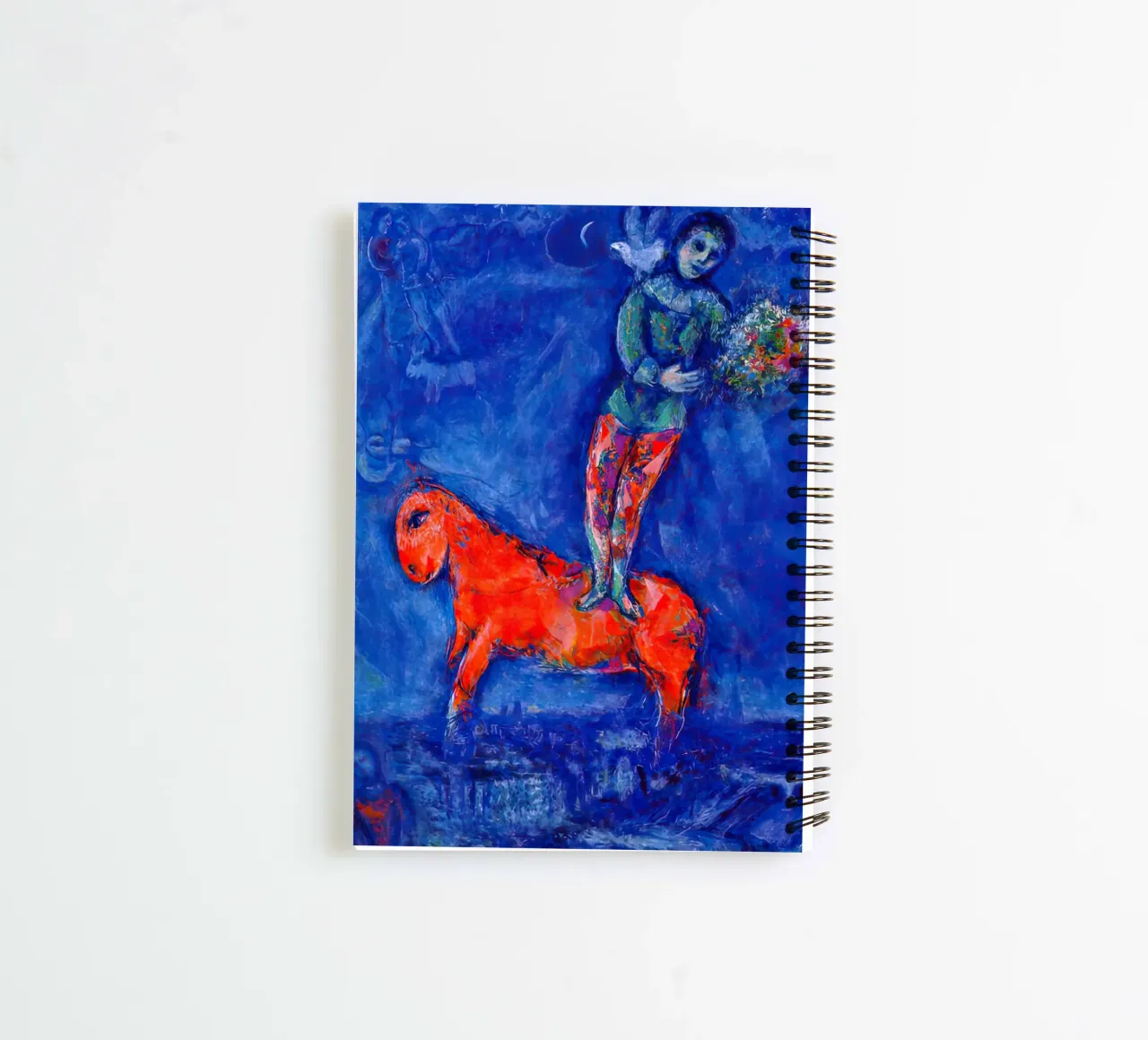 March Chagall Child with a Dove spiral notebook by MC Exhebition