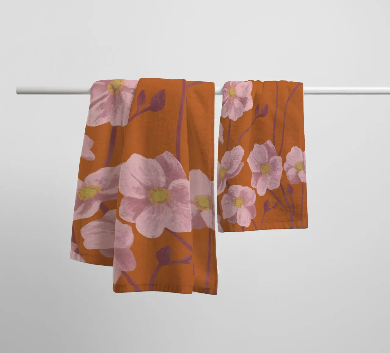 Anemone asciugamano da bagno da Goed Blauw