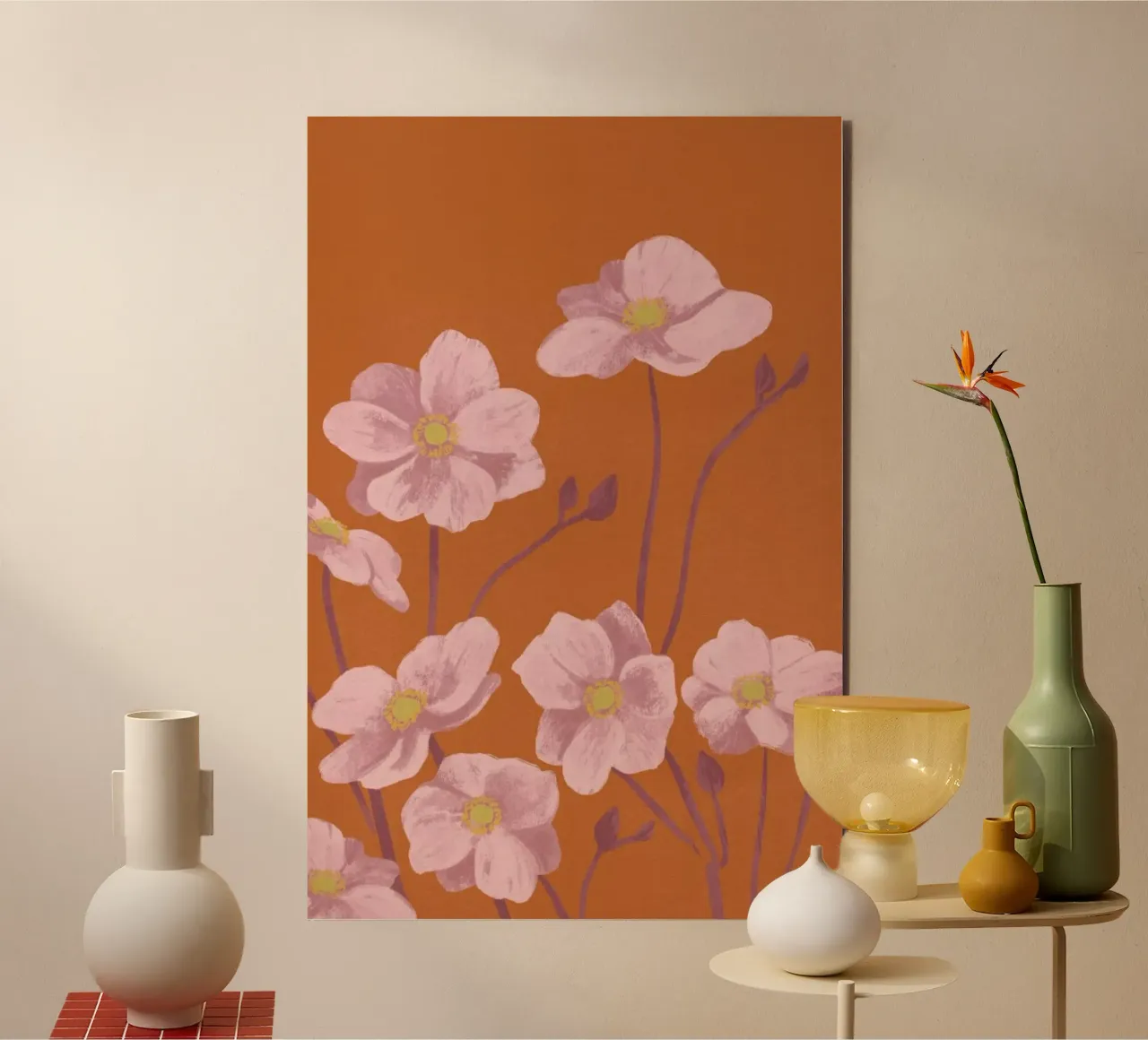 Anemone alluminio dibond da Goed Blauw